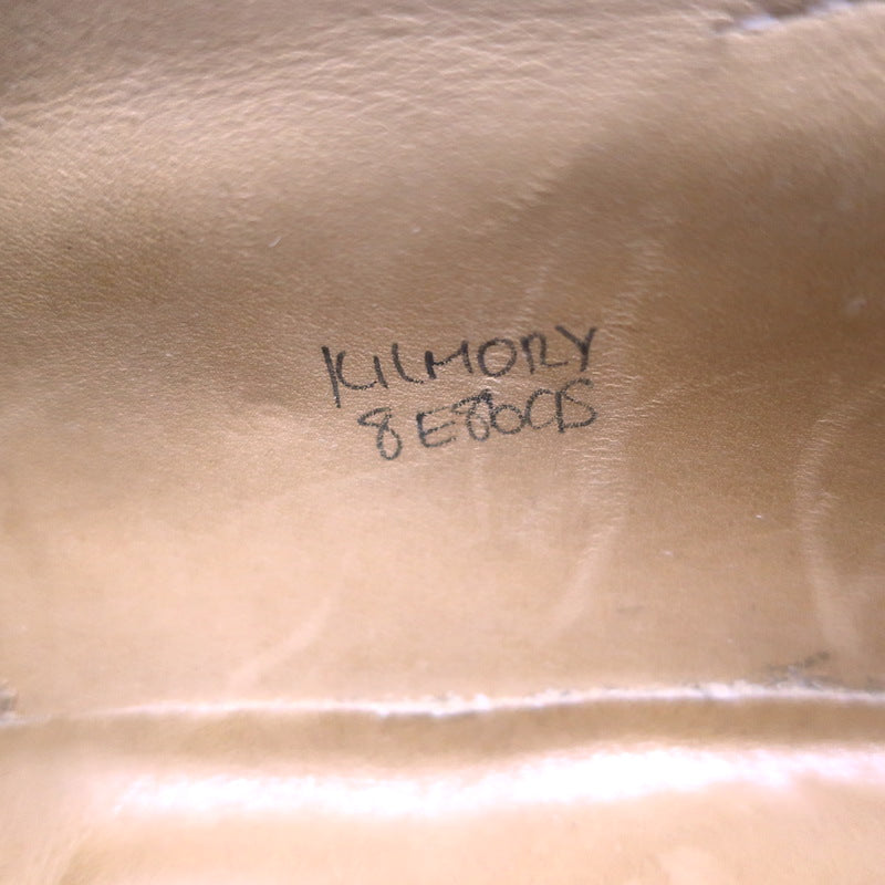 John Lobb Kilmory Derby Shoes Black Full Grain Leather Size 8