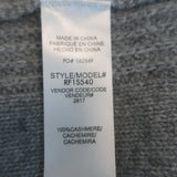 Splendid Camelia Fringed Cashmere Cardigan & Short Set Gray Size Extra Small NEW