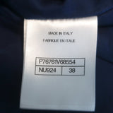 Chanel 24P Tweed Tank Dress Navy Wool-Blend Size 38 NEW