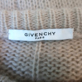 Givenchy Distressed Knit Pullover Sweater Nude Mohair-Blend Size Small
