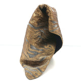 Dries Van Noten Envelope Clutch Gold Metallic Jacquard Bag