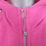 Lululemon Scuba Oversized Full-Zip Hoodie Sweatshirt Sonic Pink Size XS/S
