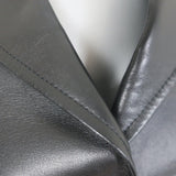 Christian Dior Lamb Leather Bar Jacket Black Size US 6 Single Breasted Blazer
