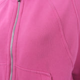 Lululemon Scuba Oversized Full-Zip Hoodie Sweatshirt Sonic Pink Size XS/S
