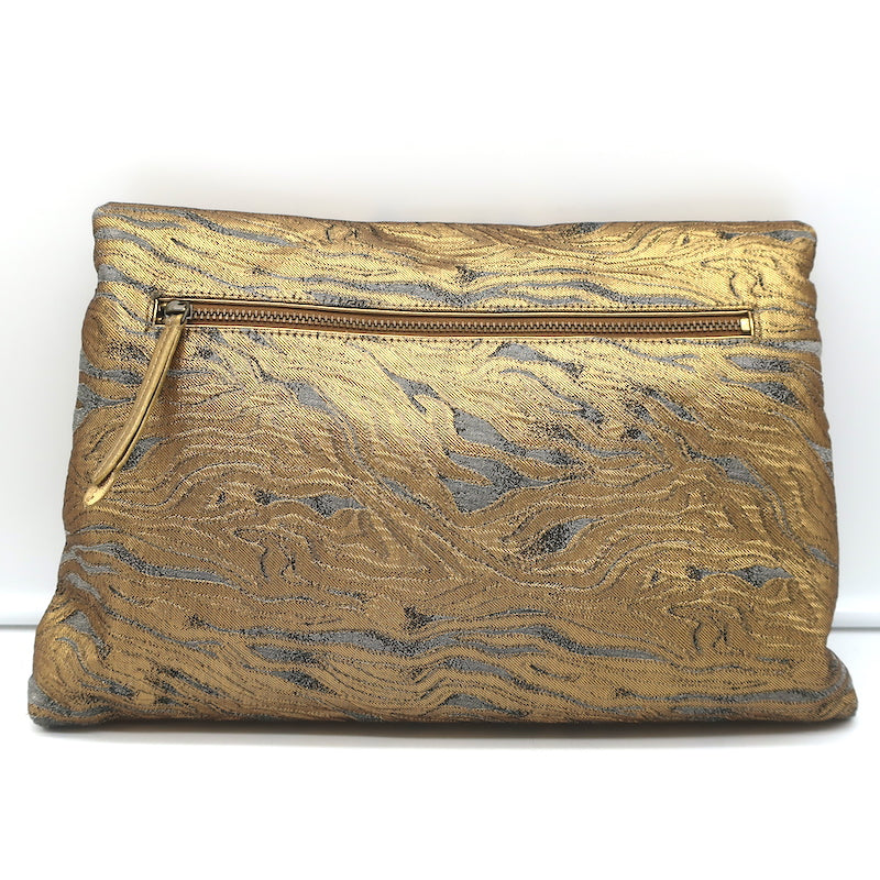 Louis Vuitton Metallic Brown Monogram Fabric Limelight Clutch Louis Vuitton  | The Luxury Closet