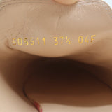 Gucci Princetown Mules Cream Rose Print Leather Size 37.5 Slip-On Flats NEW