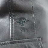 Christian Dior Lamb Leather Bar Jacket Black Size US 6 Single Breasted Blazer