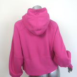 Lululemon Scuba Oversized Full-Zip Hoodie Sweatshirt Sonic Pink Size XS/S