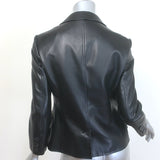 Christian Dior Lamb Leather Bar Jacket Black Size US 6 Single Breasted Blazer