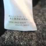 Stella McCartney Peplum-Back Tweed Jacket Gray Wool Size 38