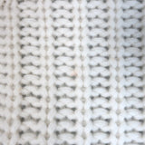 Arch4 Ellis Cashmere Turtleneck Sweater Cream Ribbed Knit One Size