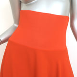 Elizabeth and James Maxi Skirt Persimmon Crepe Size Extra Small