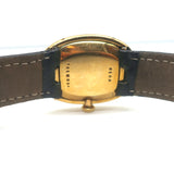 Cartier Baignoire Watch 18k Yellow Gold with Black Crocodile Band