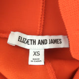 Elizabeth and James Maxi Skirt Persimmon Crepe Size Extra Small