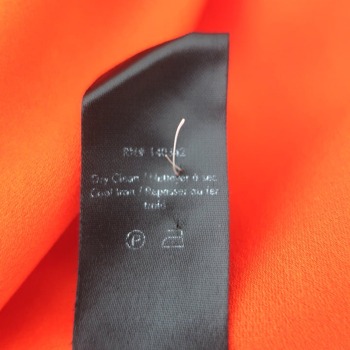 Elizabeth and James Maxi Skirt Persimmon Crepe Size Extra Small