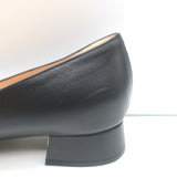 Gucci Baby Horsebit Ballet Flats Black Leather Size 38.5