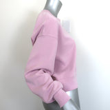 Lululemon Perfectly Oversized Cropped Crew Sweatshirt Pink Softstreme Size 2