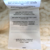 Arch4 Ellis Cashmere Turtleneck Sweater Cream Ribbed Knit One Size