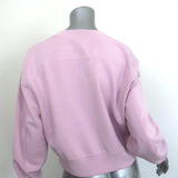 Lululemon Perfectly Oversized Cropped Crew Sweatshirt Pink Softstreme Size 2