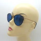 Oliver Peoples Remick Mirrored Aviator Sunglasses Dark Blue OV5349S 156696