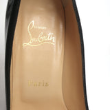 Christian Louboutin Simplenodo Bow Pumps Black Patent Leather Size 38