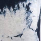 Christian Dior J'Adior 8 Tie Dye T-Shirt Navy Cotton-Linen Size Small