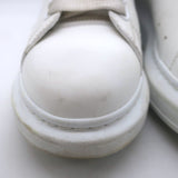Alexander McQueen Oversized Sneakers White Leather & Red Suede Size 37.5