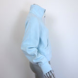 Lululemon Scuba Oversized Funnel-Neck Half Zip Pullover Light Blue Size XS/S
