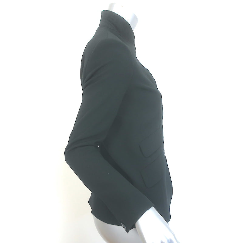 Rag &amp; Bone Slade Blazer Black Crepe Size 0 Single Breasted Jacket