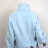 Lululemon Scuba Oversized Funnel-Neck Half Zip Pullover Light Blue Size XS/S