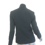 Rag & Bone Slade Blazer Black Crepe Size 0 Single Breasted Jacket