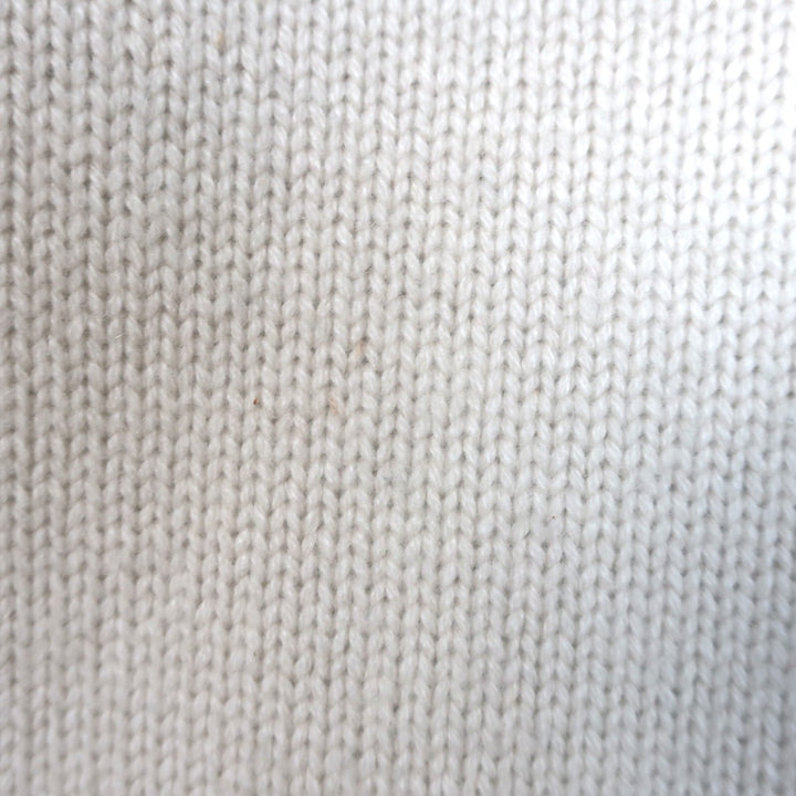 Nili Lotan Cashmere Ribbed-Cuff Raglan Sweater Off-White Size Small
