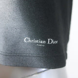 Christian Dior Eiffel Tower T-Shirt Black Cotton-Linen Size Extra Small