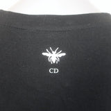 Christian Dior Eiffel Tower T-Shirt Black Cotton-Linen Size Extra Small