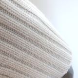 Nili Lotan Cashmere Ribbed-Cuff Raglan Sweater Off-White Size Small