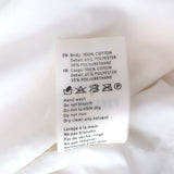 Nanushka Lilith Belted Maxi Wrap Dress White Cotton Size Extra Small