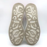 Alexander McQueen Oversized Sneakers White Leather & Red Suede Size 37.5