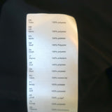 Maje Lockin Pleated Blouse Black Crepe Size 1 Long Sleeve Top