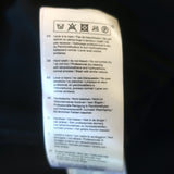 Maje Lockin Pleated Blouse Black Crepe Size 1 Long Sleeve Top