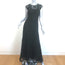 Shoshanna Midnight Guipure Lace Gown Black Size 2 Cap Sleeve Maxi Dress