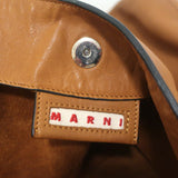 Marni Hobo Camel Leather Extra Large Shoulder Bag