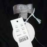J.Crew Cashmere Full-Zip Hoodie Sweater Black Size Extra Extra Small NEW