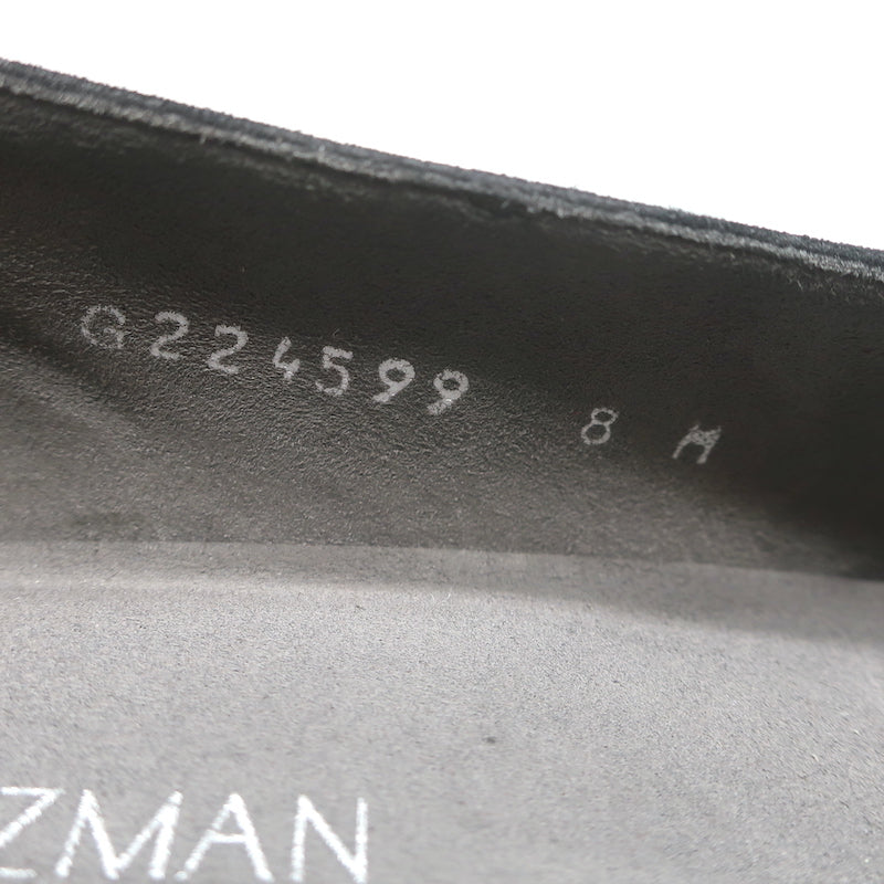 Stuart Weitzman Chicpearl Ballet Flats Black Suede Size 8