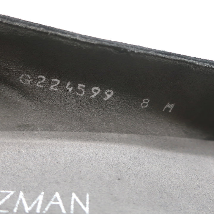 Stuart Weitzman Chicpearl Ballet Flats Black Suede Size 8