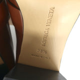 Bottega Veneta Monsieur Bit loafer pumps, brown polished leather — authentic pre-owned, gently worn