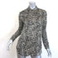 Equipment Reese Shirt Leopard Print Silk Size Extra Small Long Sleeve Blouse