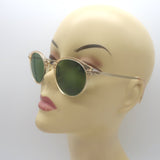 Oliver Peoples OP 505-Sun Round Sunglasses Buff Transparent OV5184S 109452