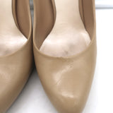 Christian Dior Miss Dior Pumps Beige Leather Size 37.5 Pointed Toe Heels