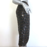 Le Superbe Take It Easy Sequin Wrap Skirt Brown Size 4