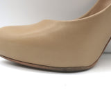 Christian Dior Miss Dior Pumps Beige Leather Size 37.5 Pointed Toe Heels